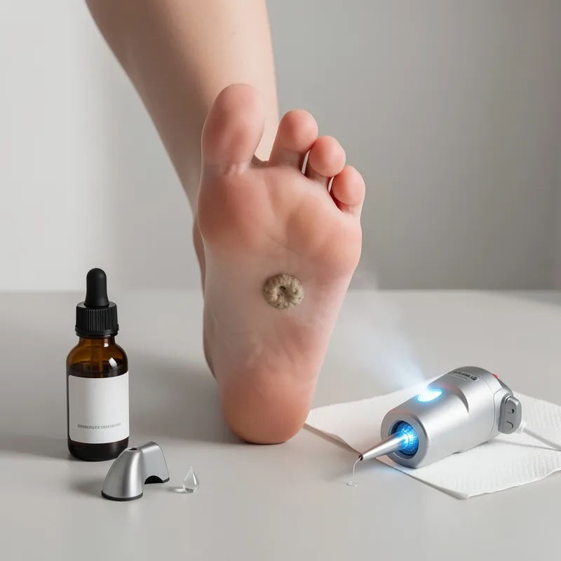 Comment enlever une verrue au pied : méthodes efficaces et rapides - illustration
